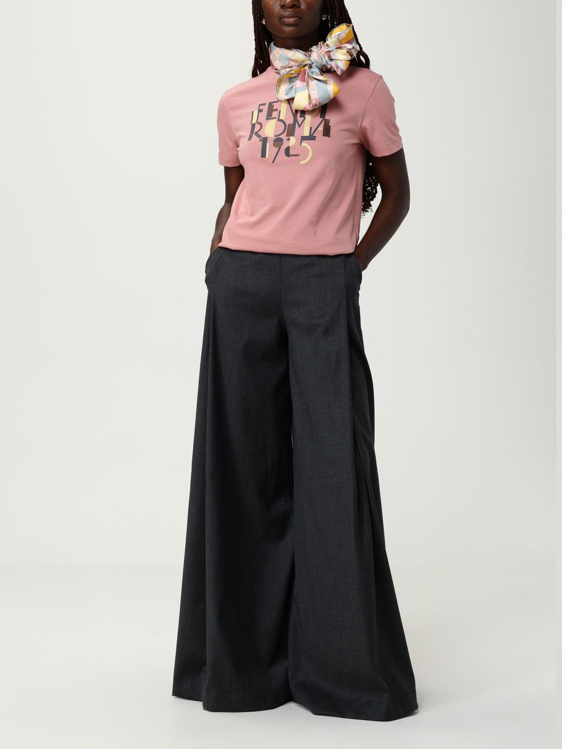 Fendi T Shirt Woman Pink