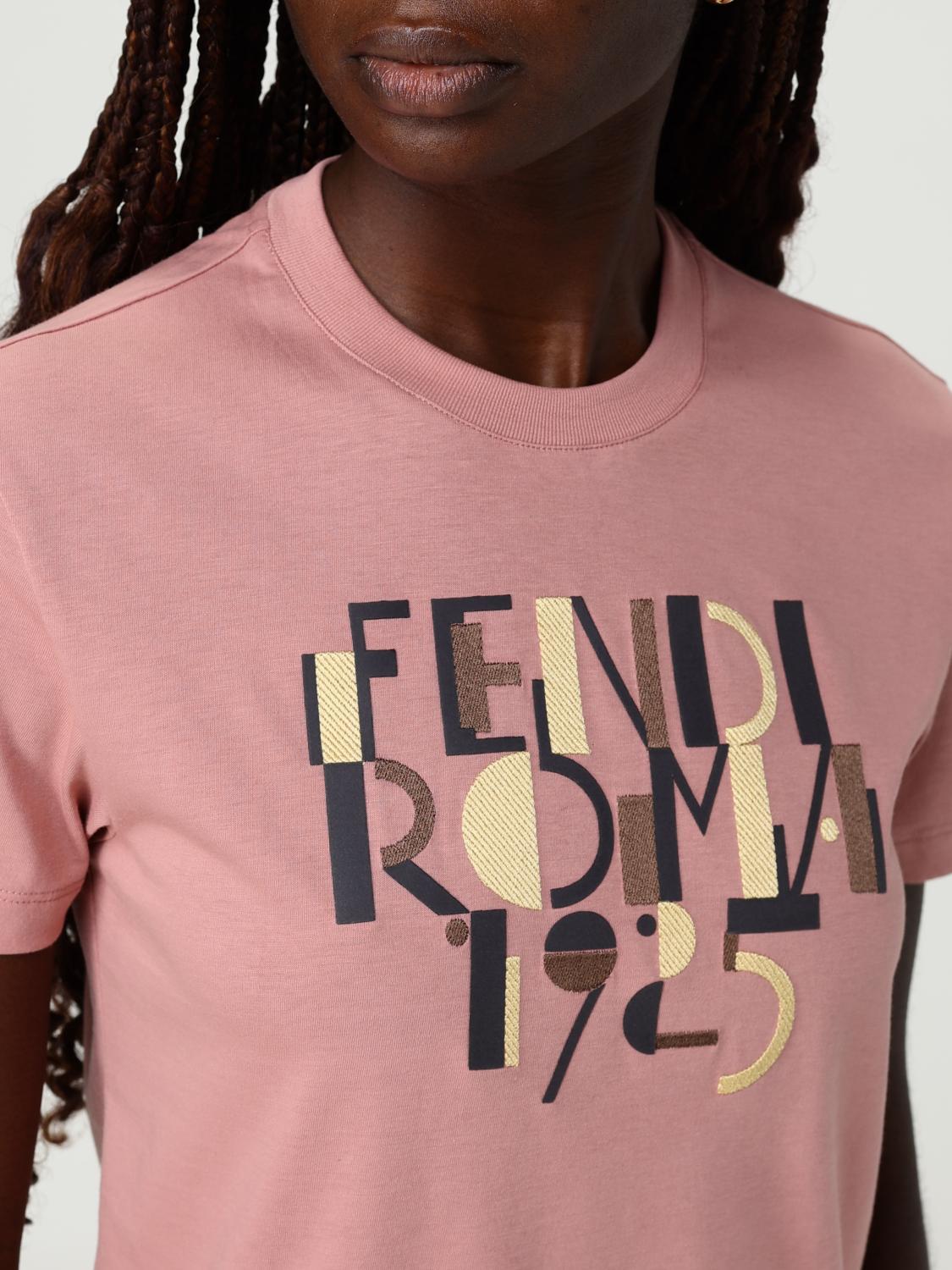 Fendi T Shirt Woman Pink