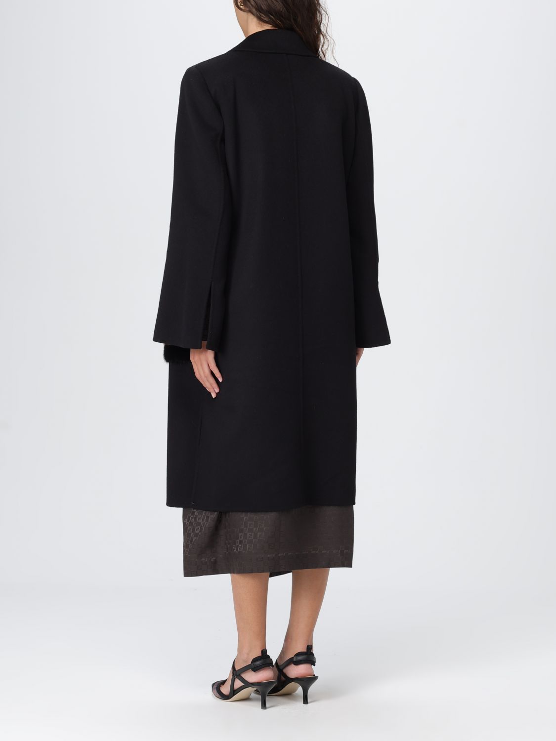 Fendi Coat Woman Black