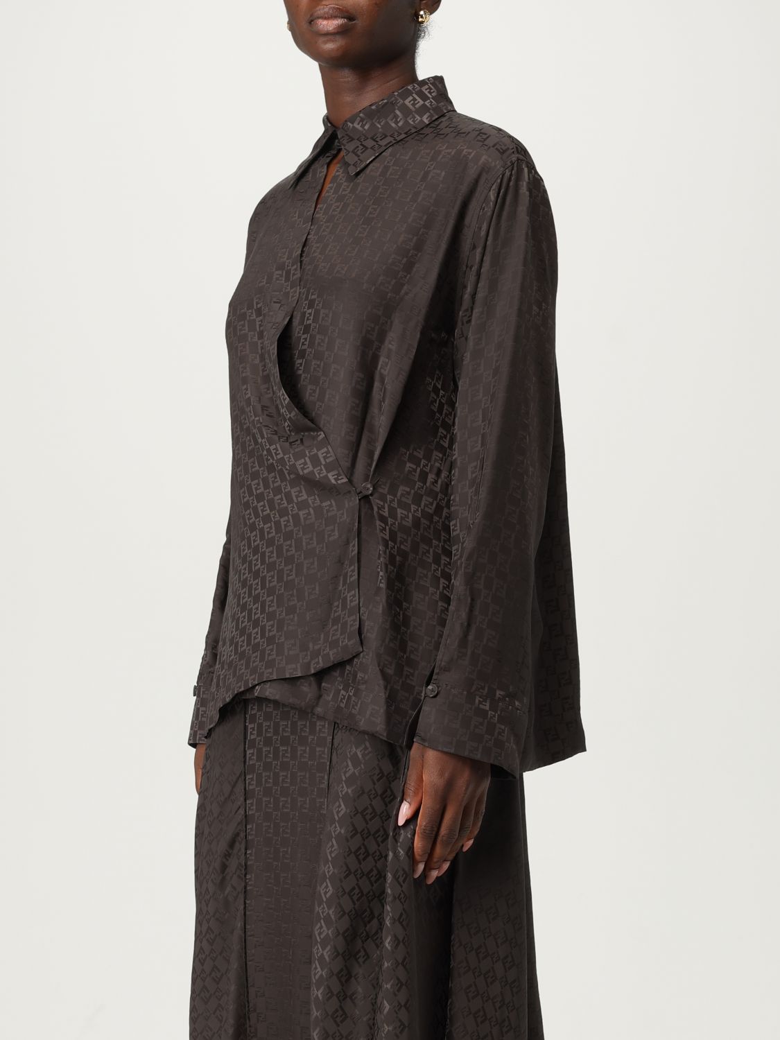 Fendi Shirt Woman Brown