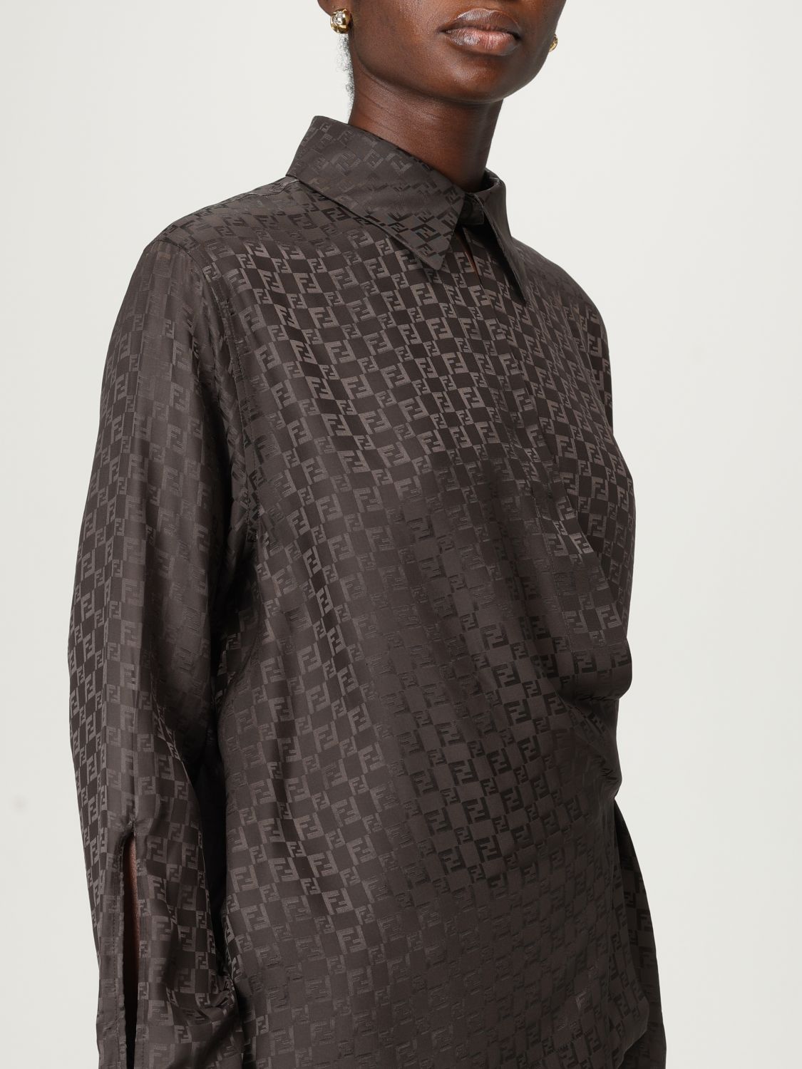Fendi Shirt Woman Brown