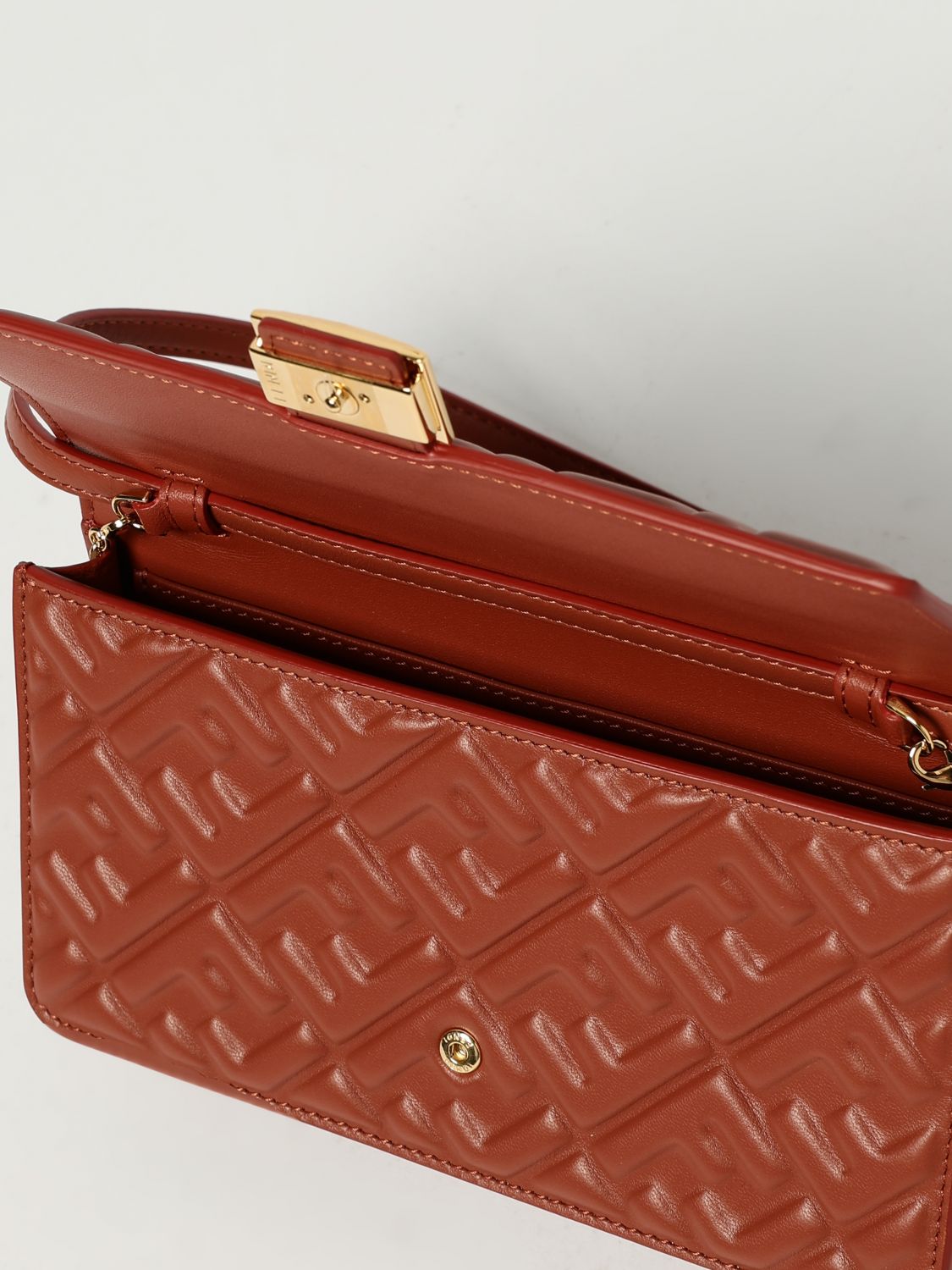 Fendi Shoulder Bag Woman Leather