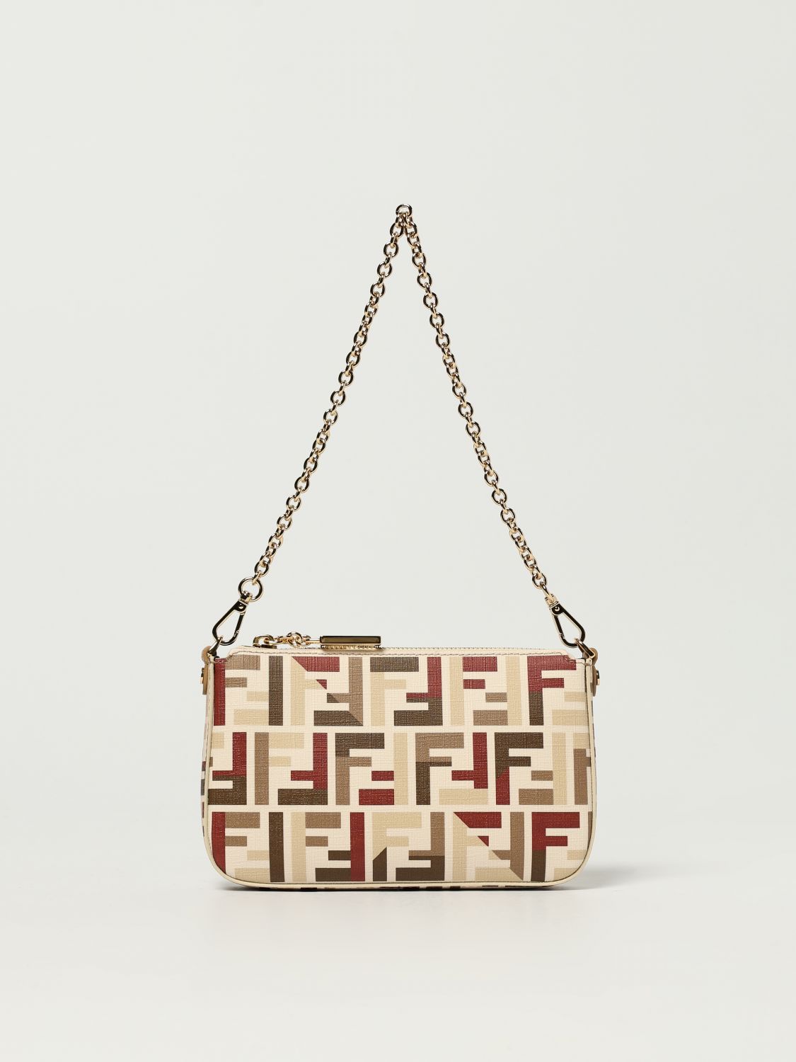 Fendi Shoulder Bag Woman Beige