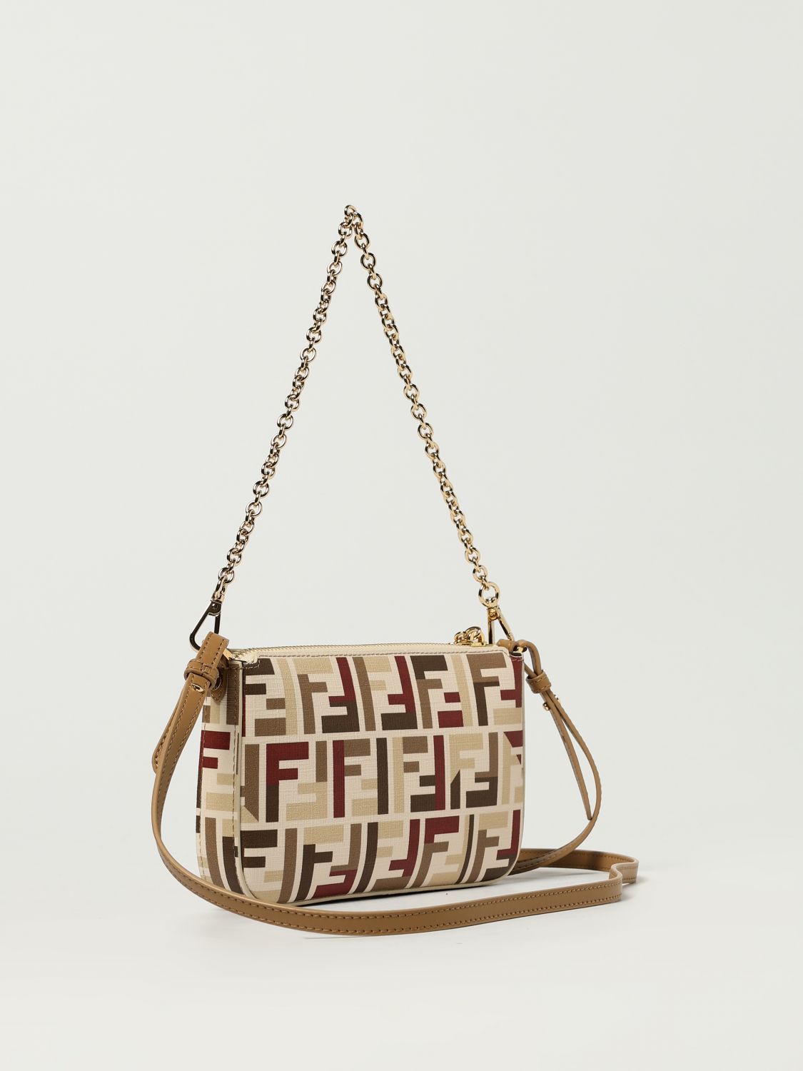 Fendi Shoulder Bag Woman Beige