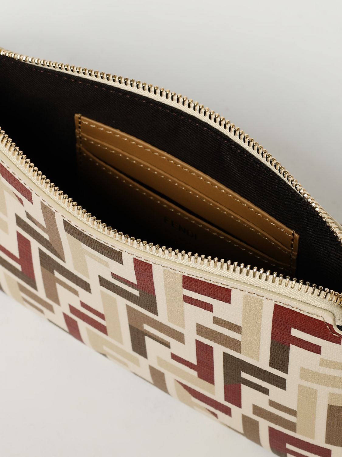 Fendi Shoulder Bag Woman Beige