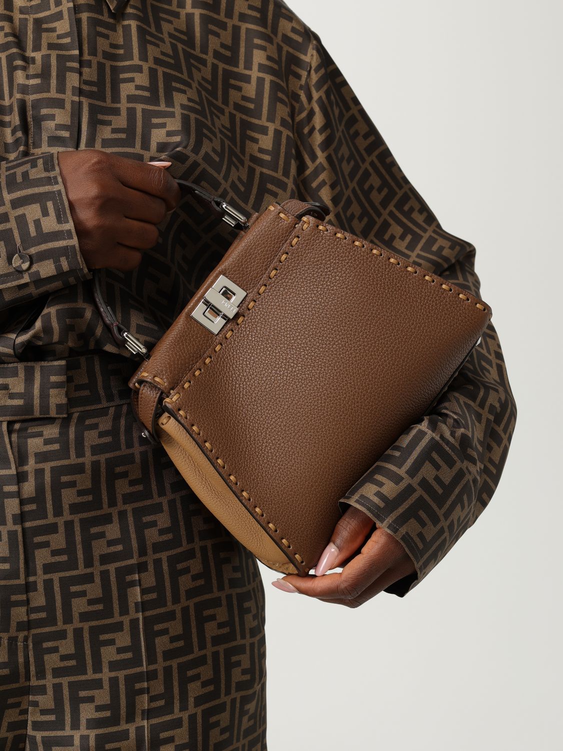 Fendi Mini Bag Woman Brown