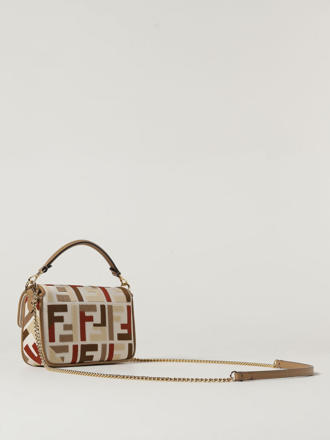 Fendi Shoulder Bag Woman Beige
