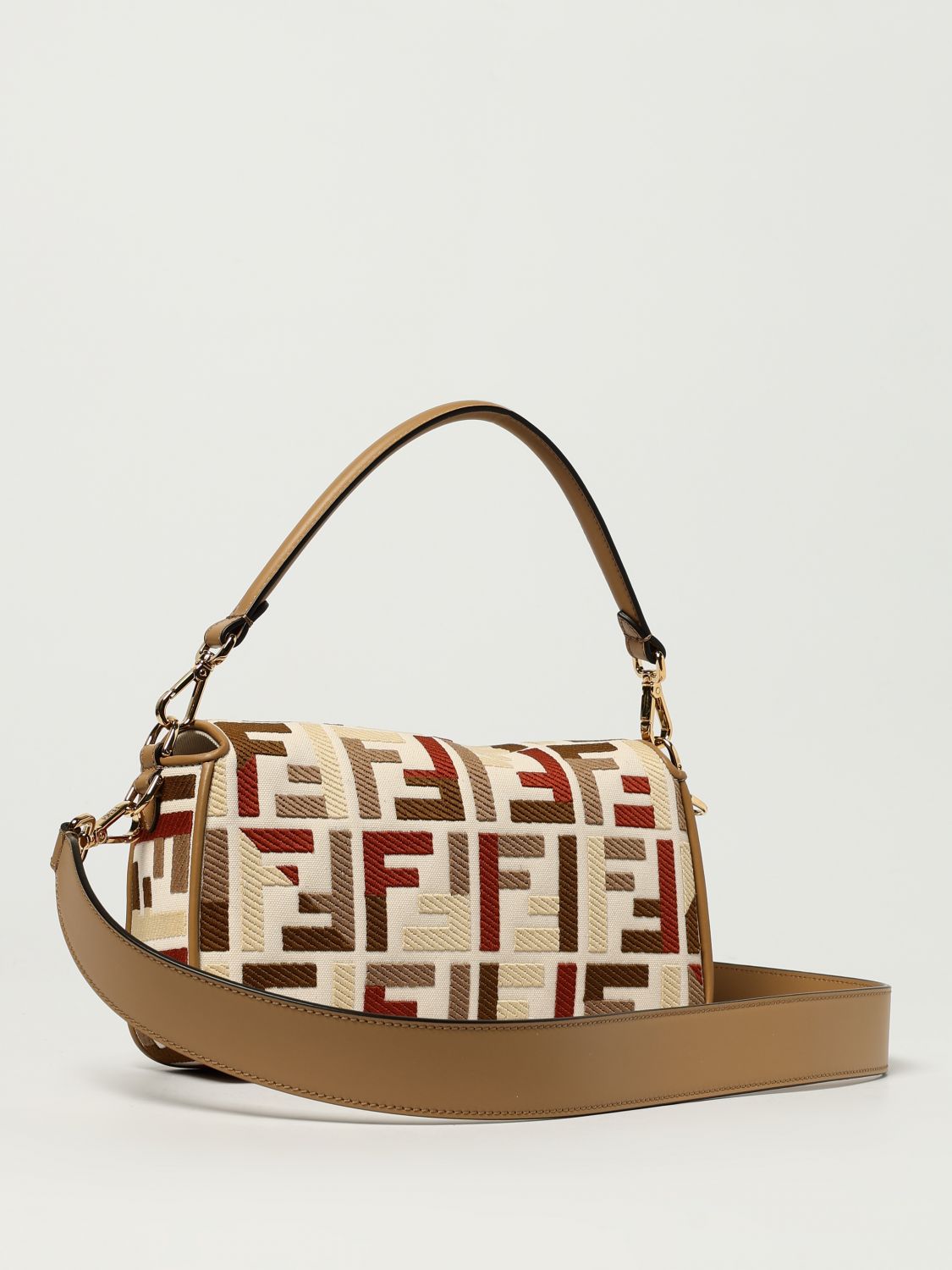 Fendi Shoulder Bag Woman Beige