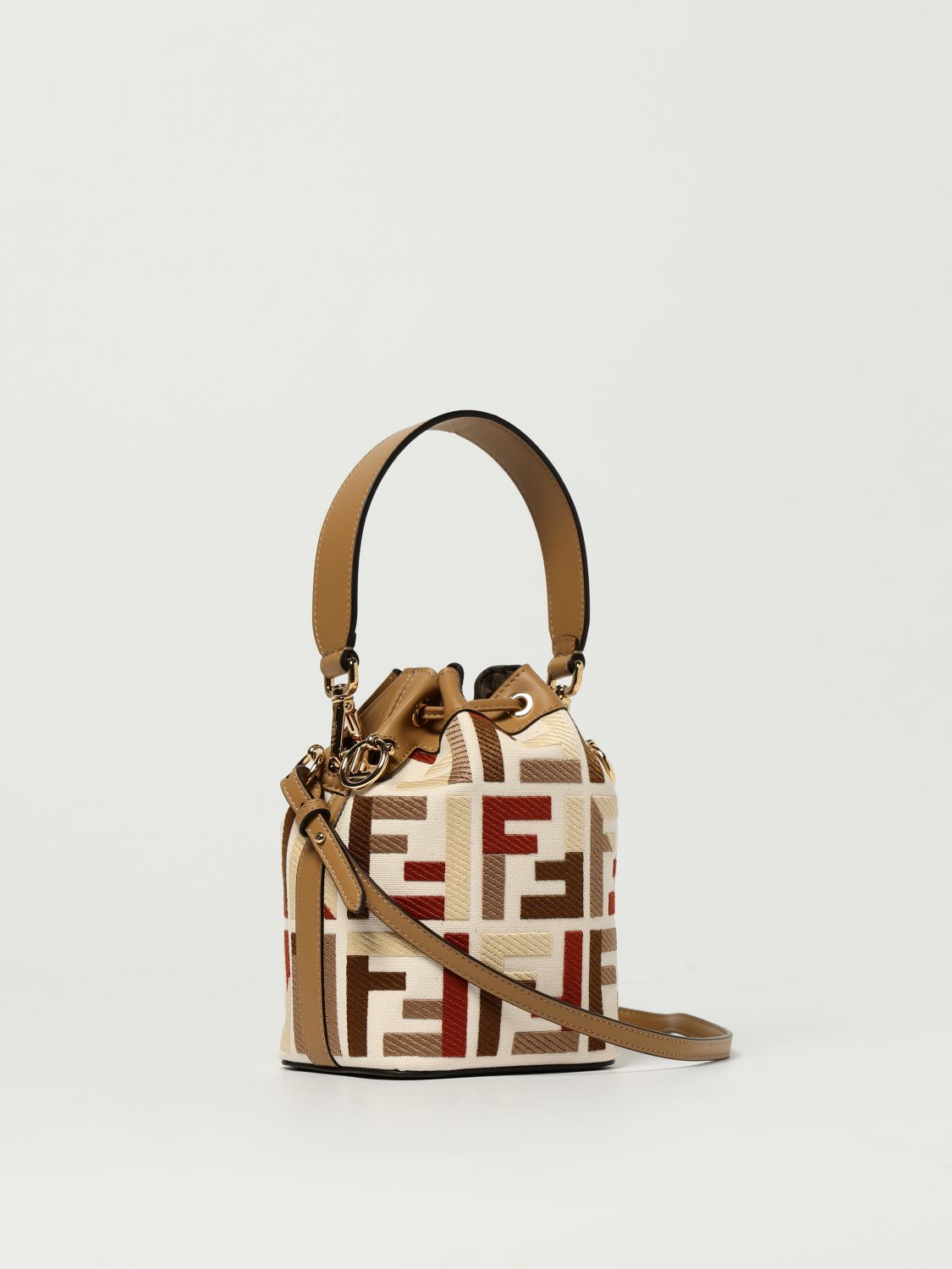 Fendi Shoulder Bag Woman Beige