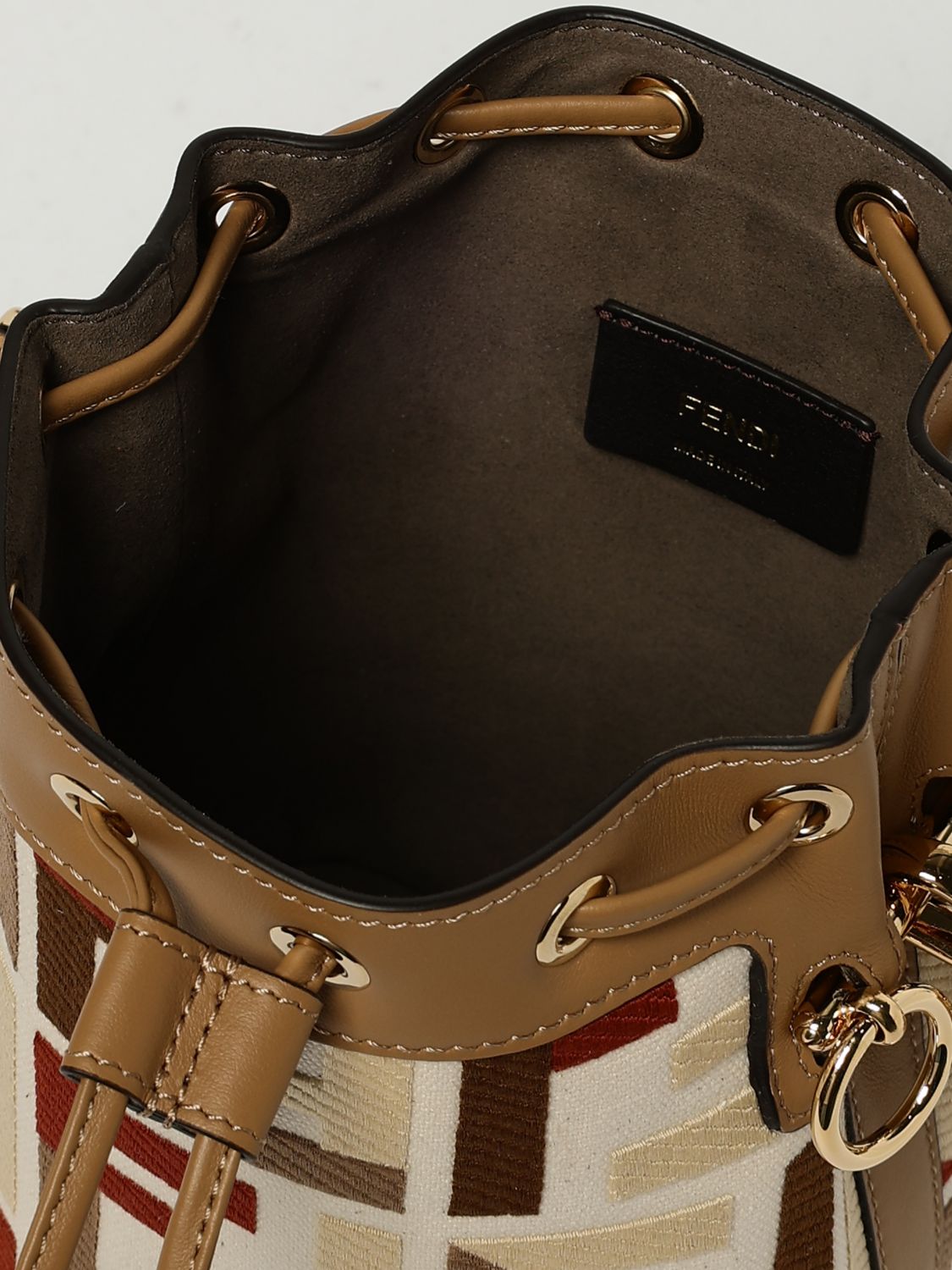 Fendi Shoulder Bag Woman Beige