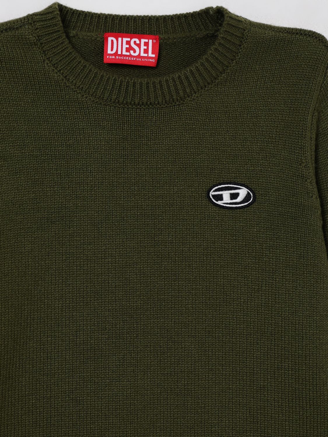 Diesel Sweater Kids Olive