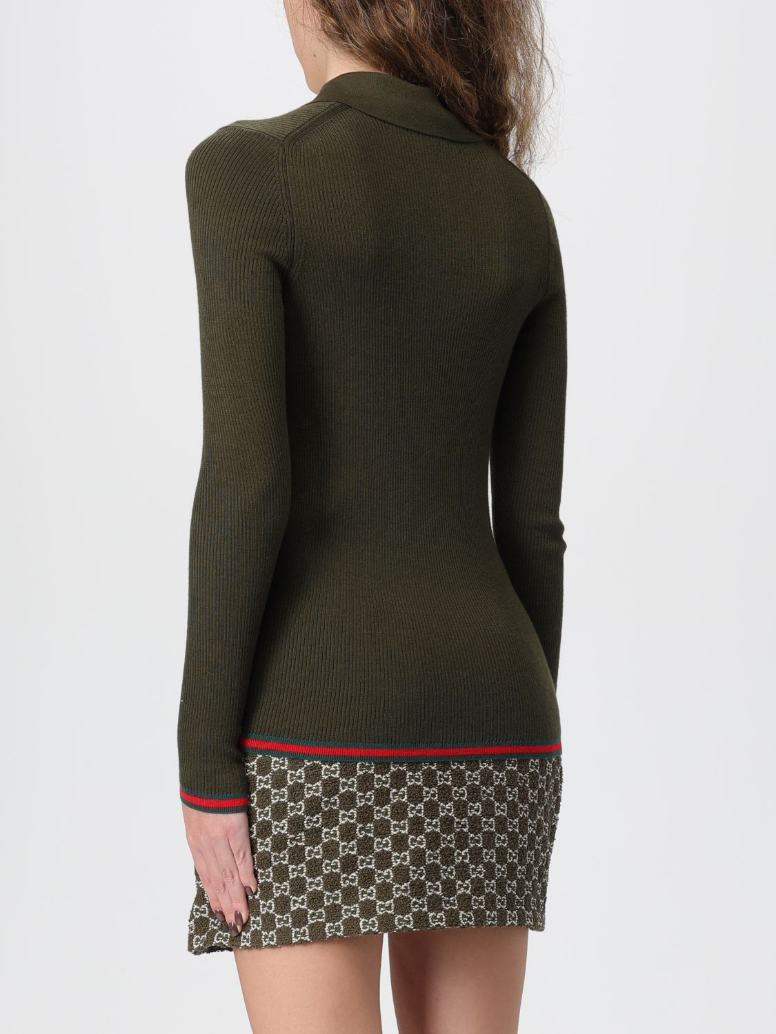 Gucci Sweater Woman Forest Green