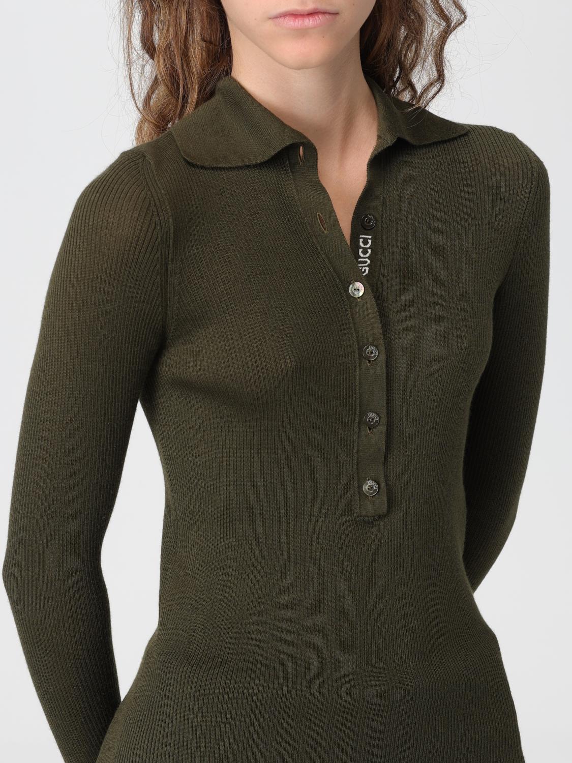 Gucci Sweater Woman Forest Green
