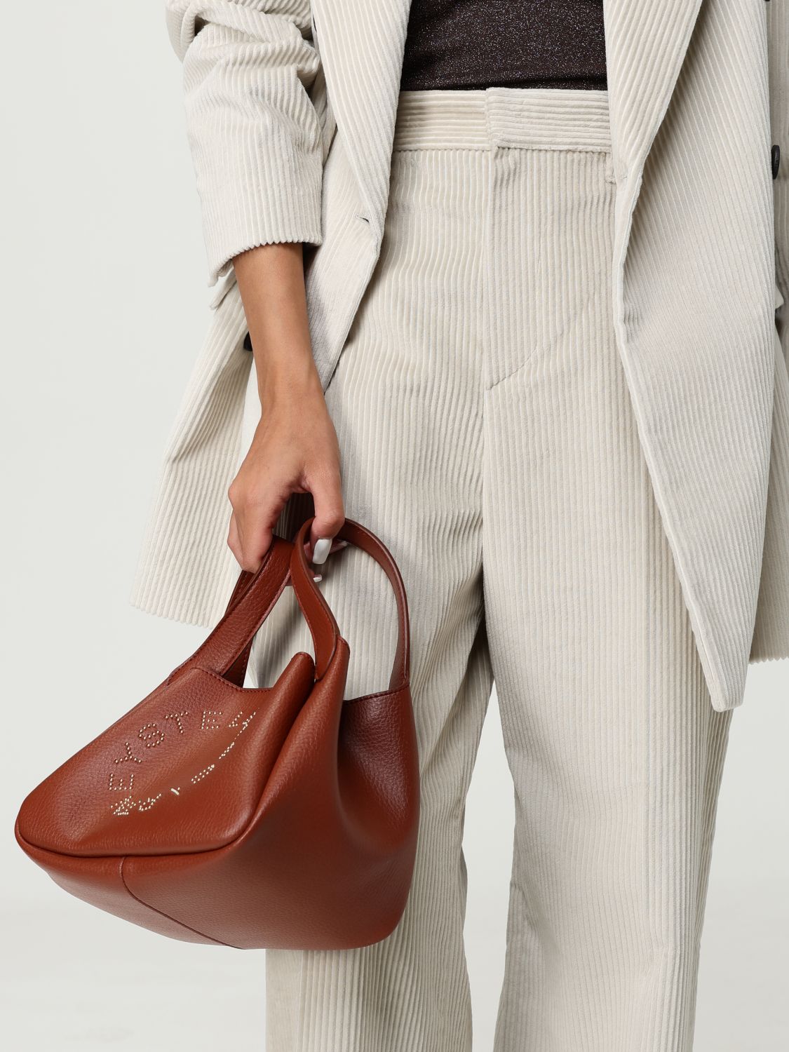 Stella Mccartney Shoulder Bag Woman Brick Red