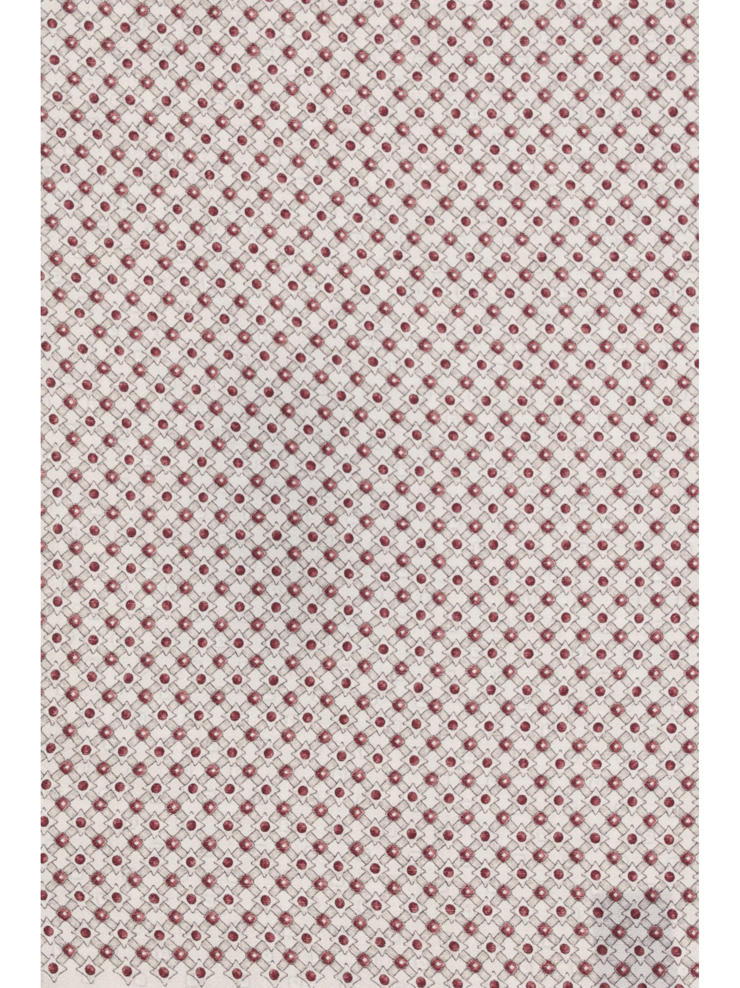 Brunello Cucinelli Silk Pochette with geometric pattern - Ciliegia
