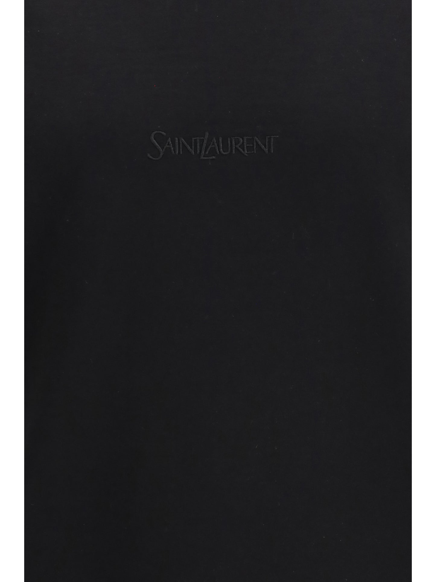 SAINT LAURENT Cotton jersey T-shirt with embroidered logo