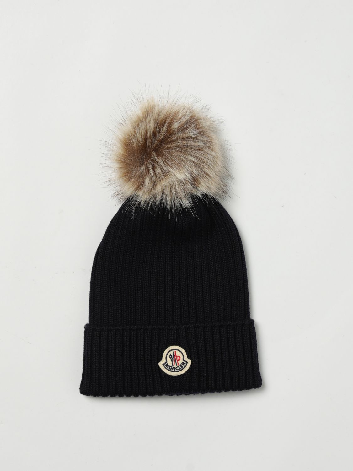 Moncler Girls' Hats Kids Leather