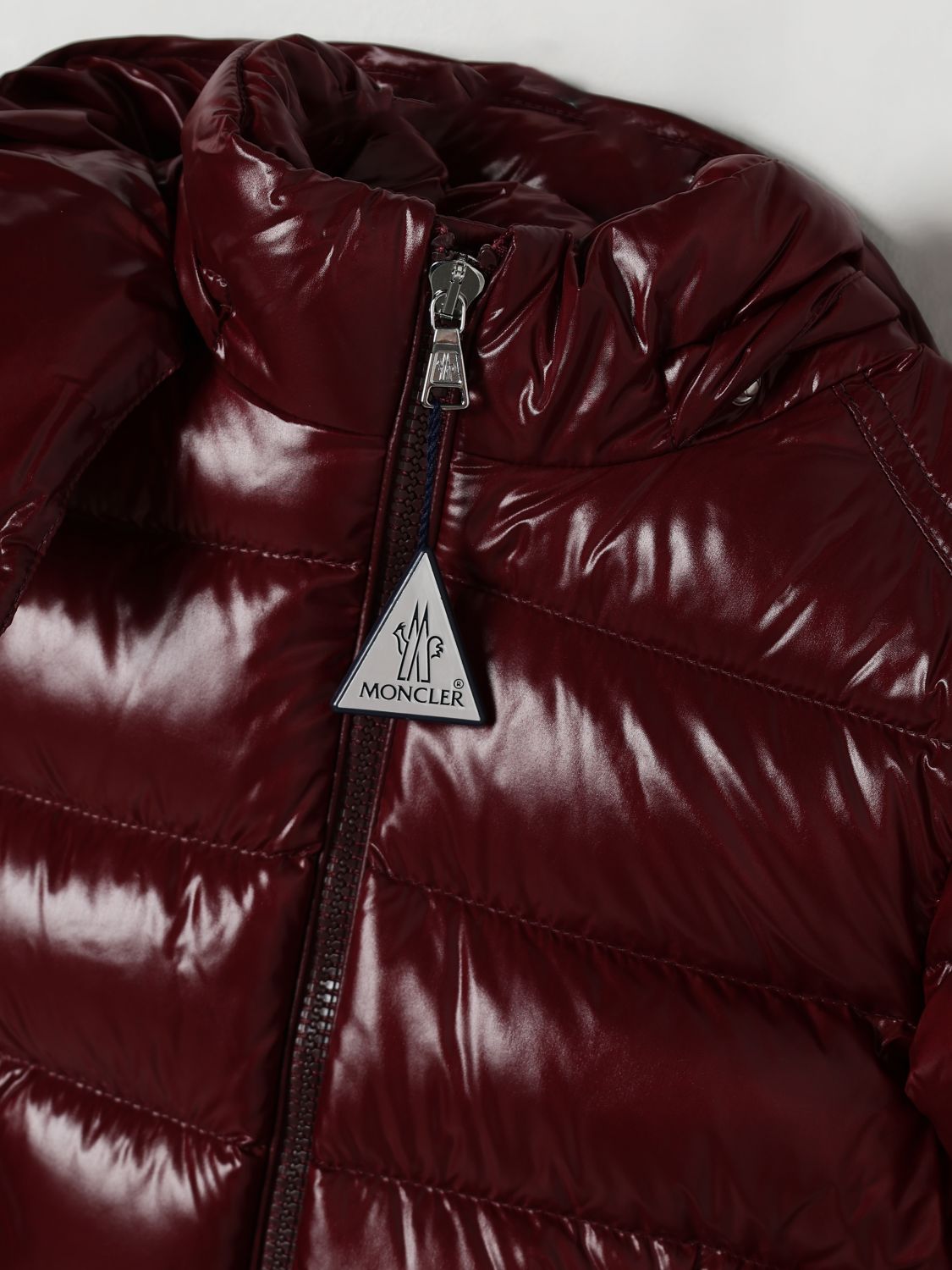Moncler Jacket Kids Burgundy