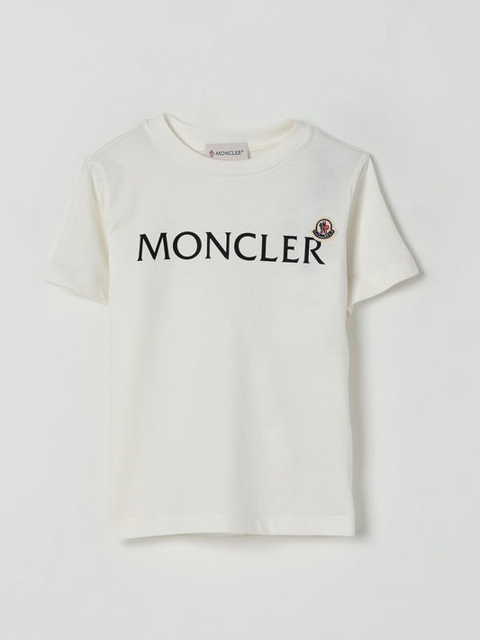 Moncler T Shirt Kids Yellow Cream