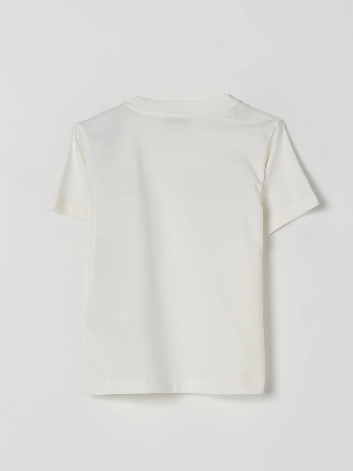 Moncler T Shirt Kids Yellow Cream