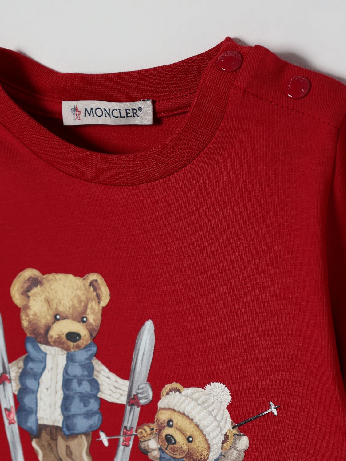 Moncler T Shirt Kids Red