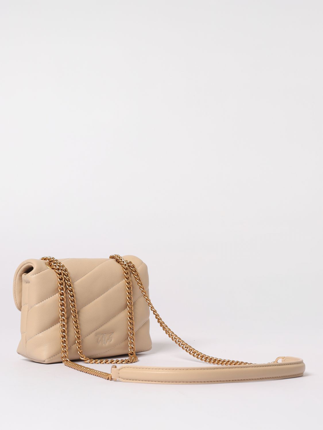 Pinko Shoulder Bag Woman Beige