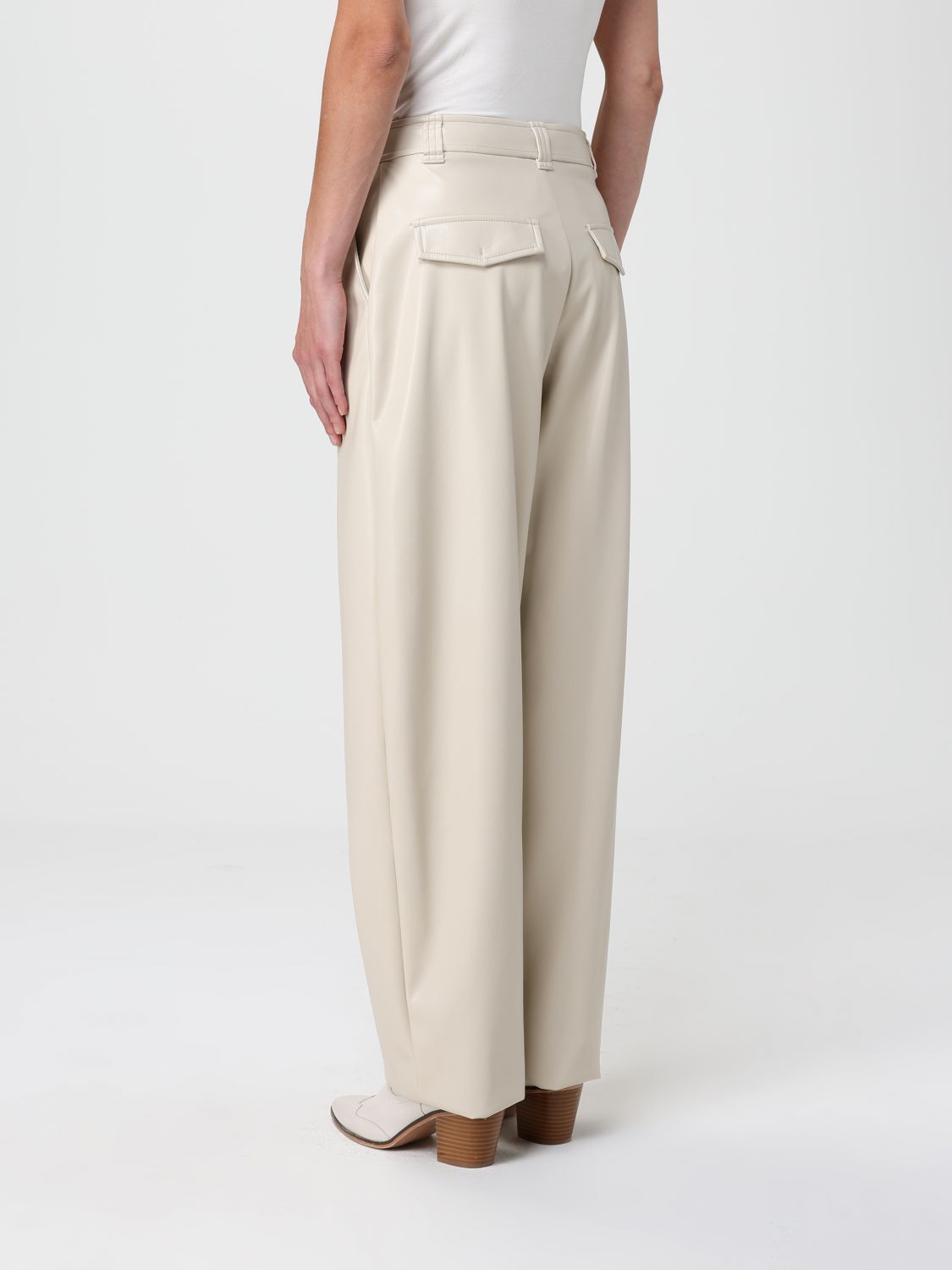 Pinko Pants Woman Beige