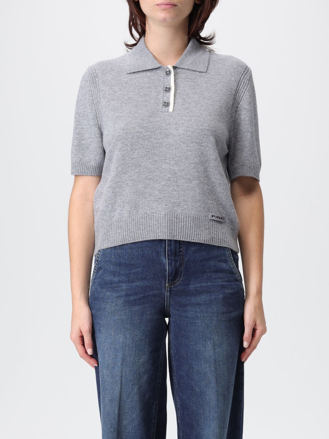 Pinko Polo Shirt Woman Black