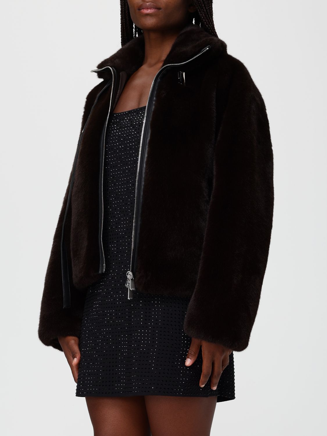 Pinko Jacket Woman Brown