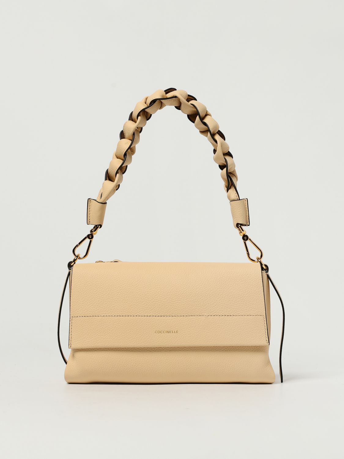 Coccinelle Shoulder Bag Woman Beige