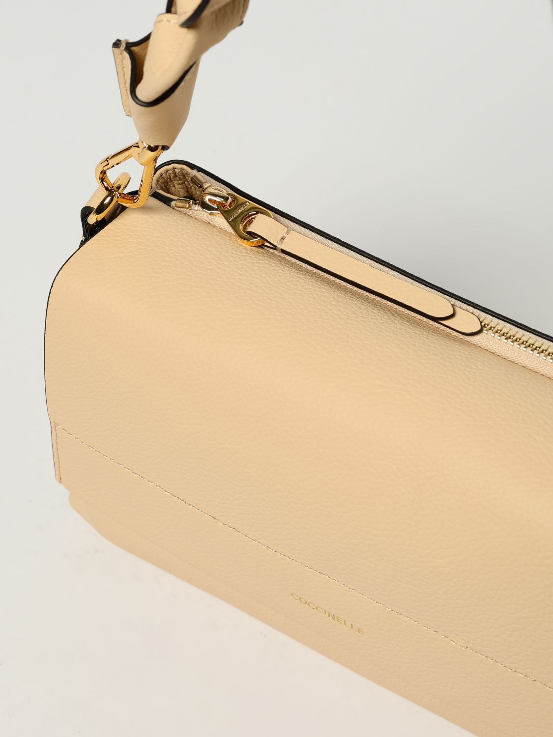 Coccinelle Shoulder Bag Woman Beige