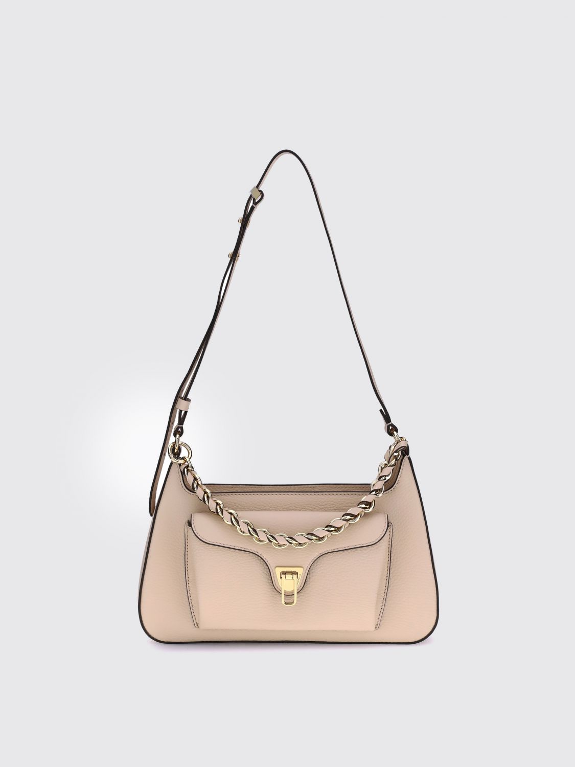Coccinelle Shoulder Bag Woman Beige