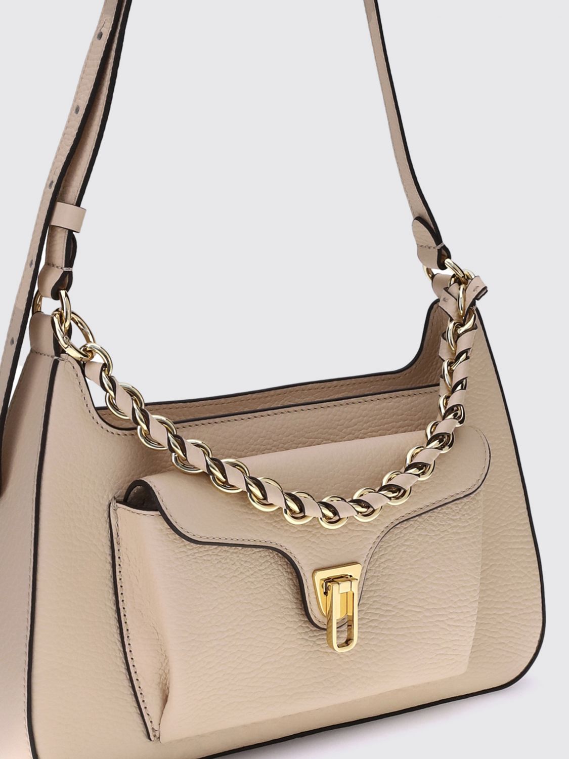 Coccinelle Shoulder Bag Woman Beige