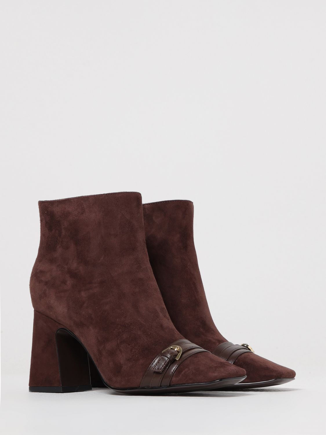 Coccinelle Flat Ankle Boot Woman Brown