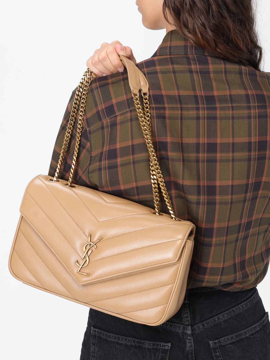 Saint Laurent Shoulder Bag Woman Leather
