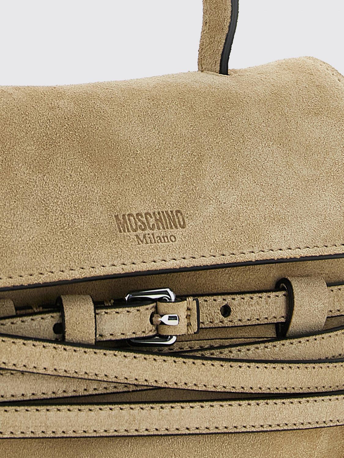 Moschino Couture Shoulder Bag Woman Beige