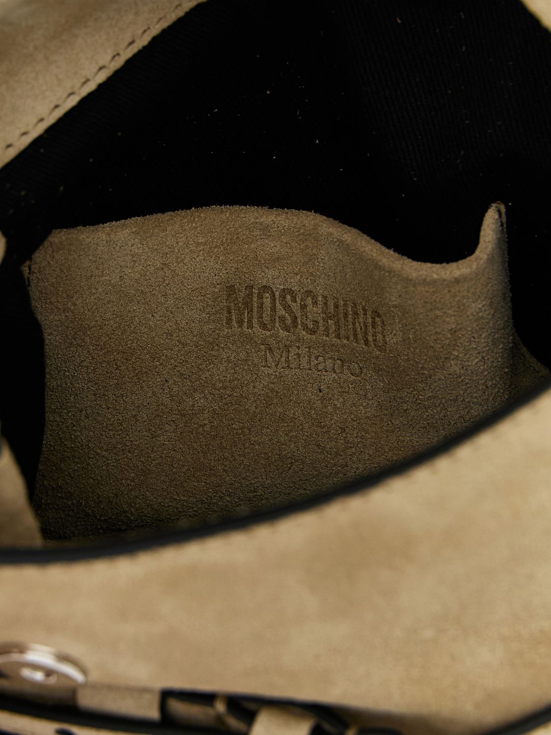 Moschino Couture Shoulder Bag Woman Beige