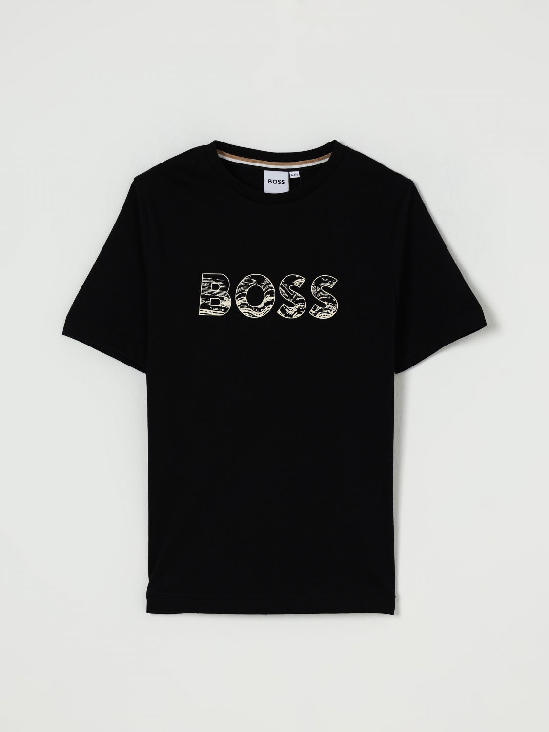 Boss T Shirt Kids Black