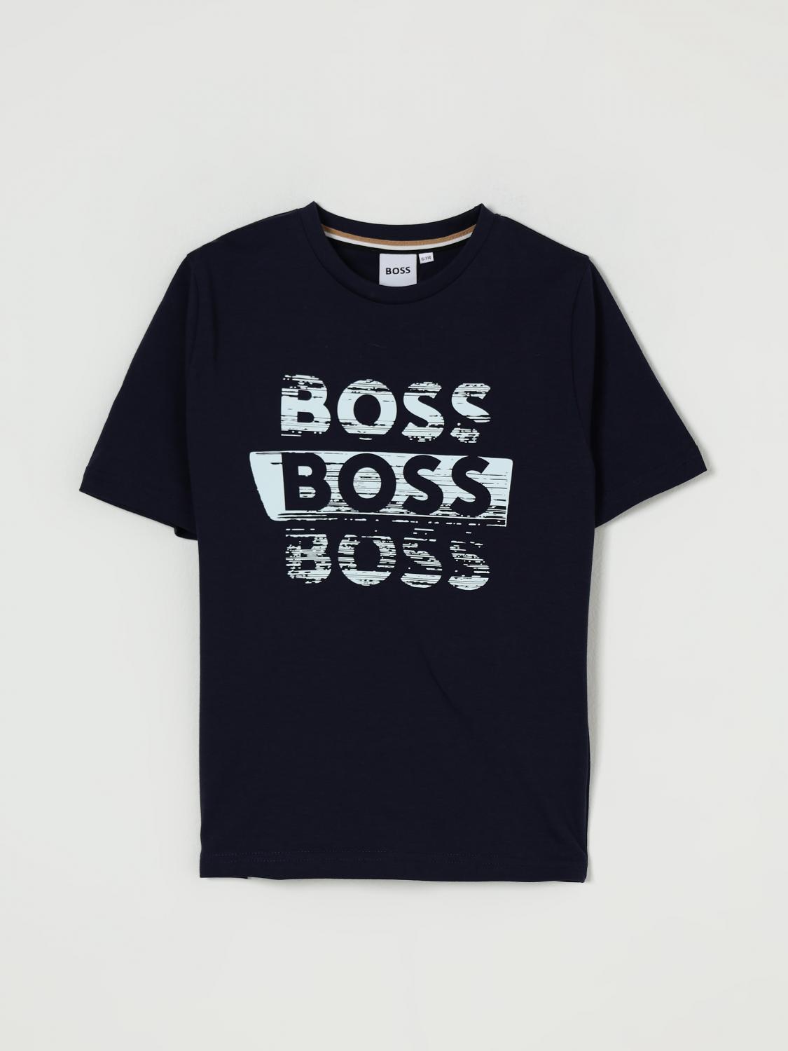 Boss T Shirt Kids Biscuit