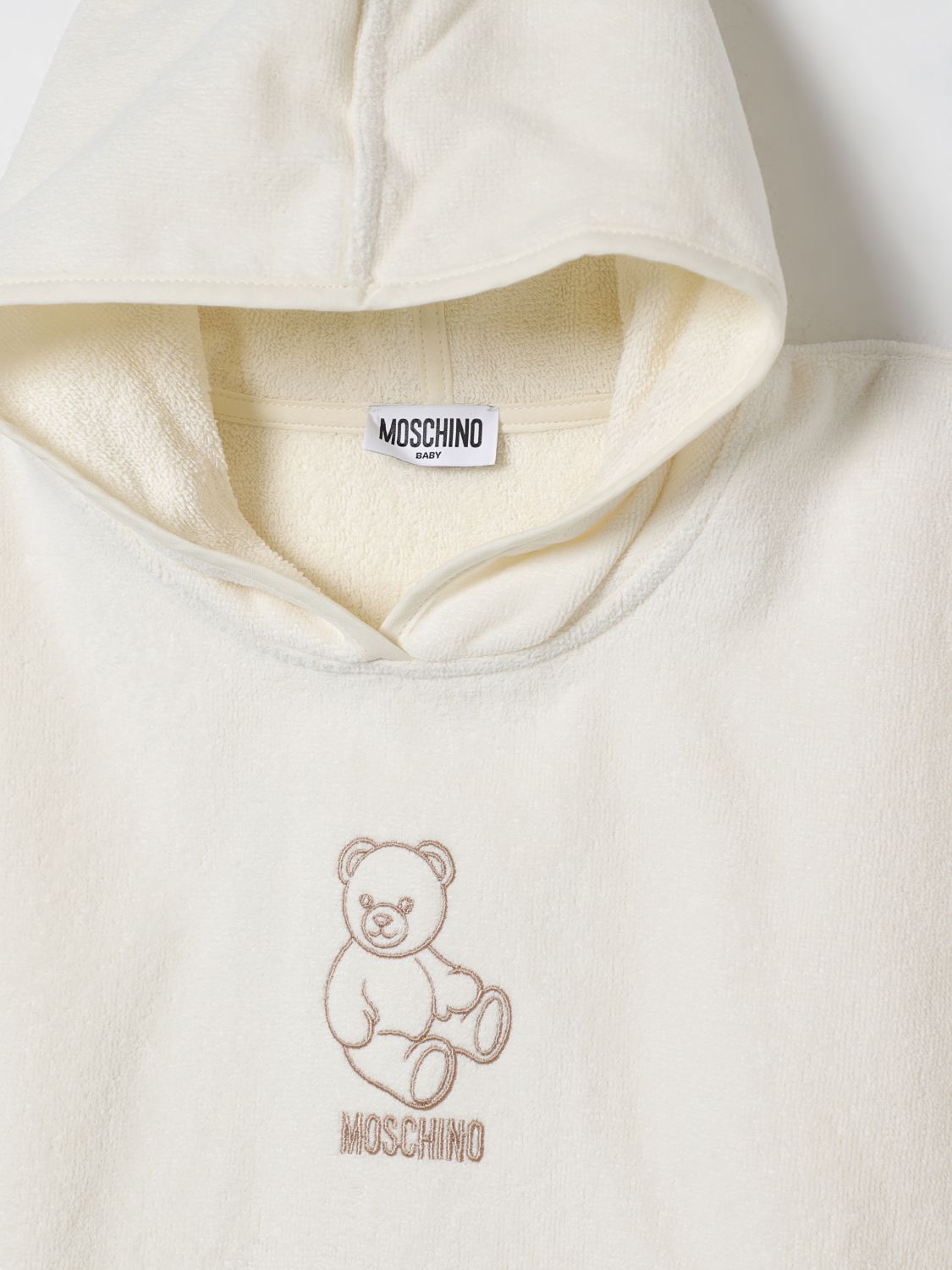 Moschino Bathrobe Kids Yellow Cream