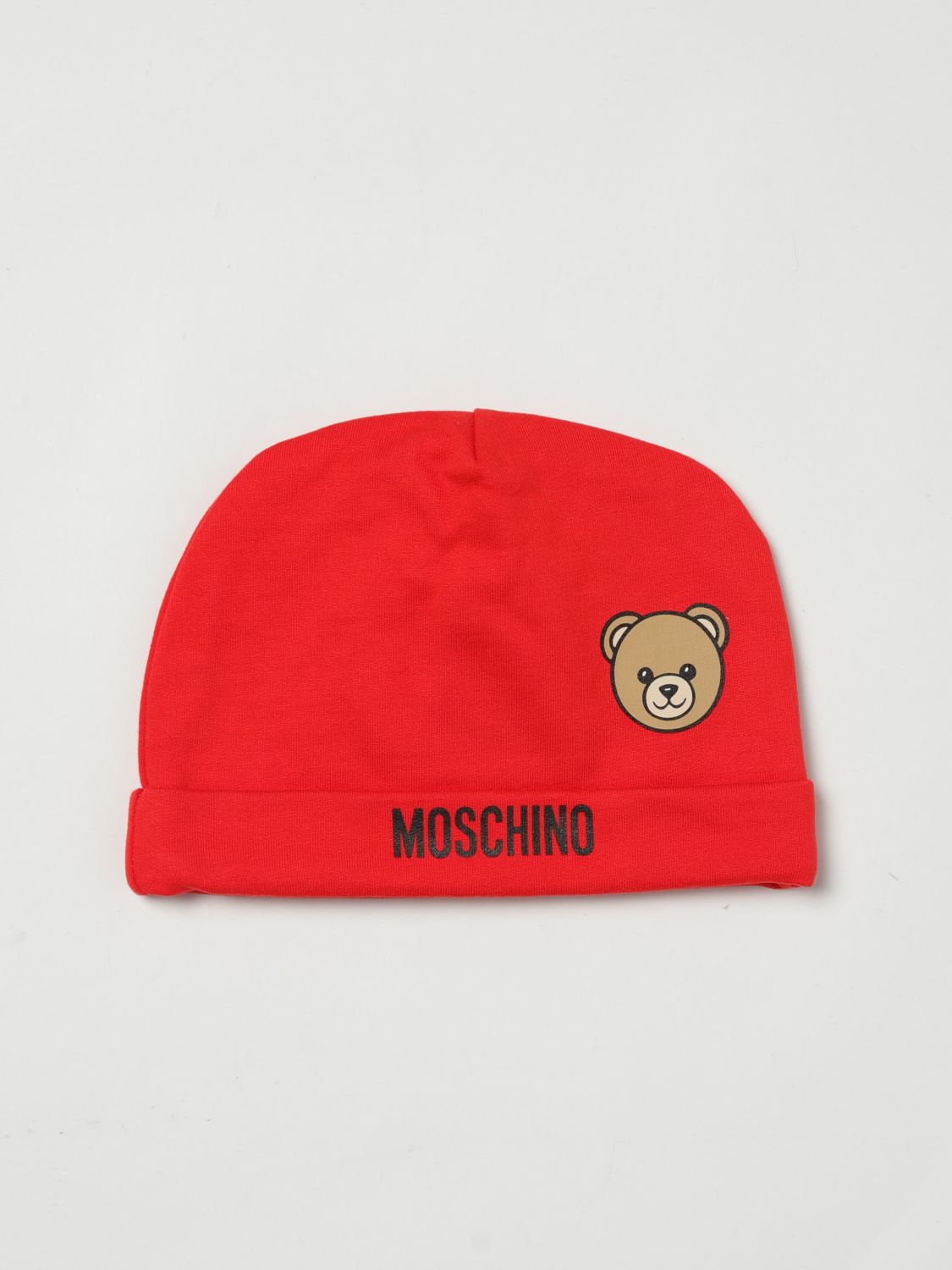 Moschino Hat Kids Gnawed Blue