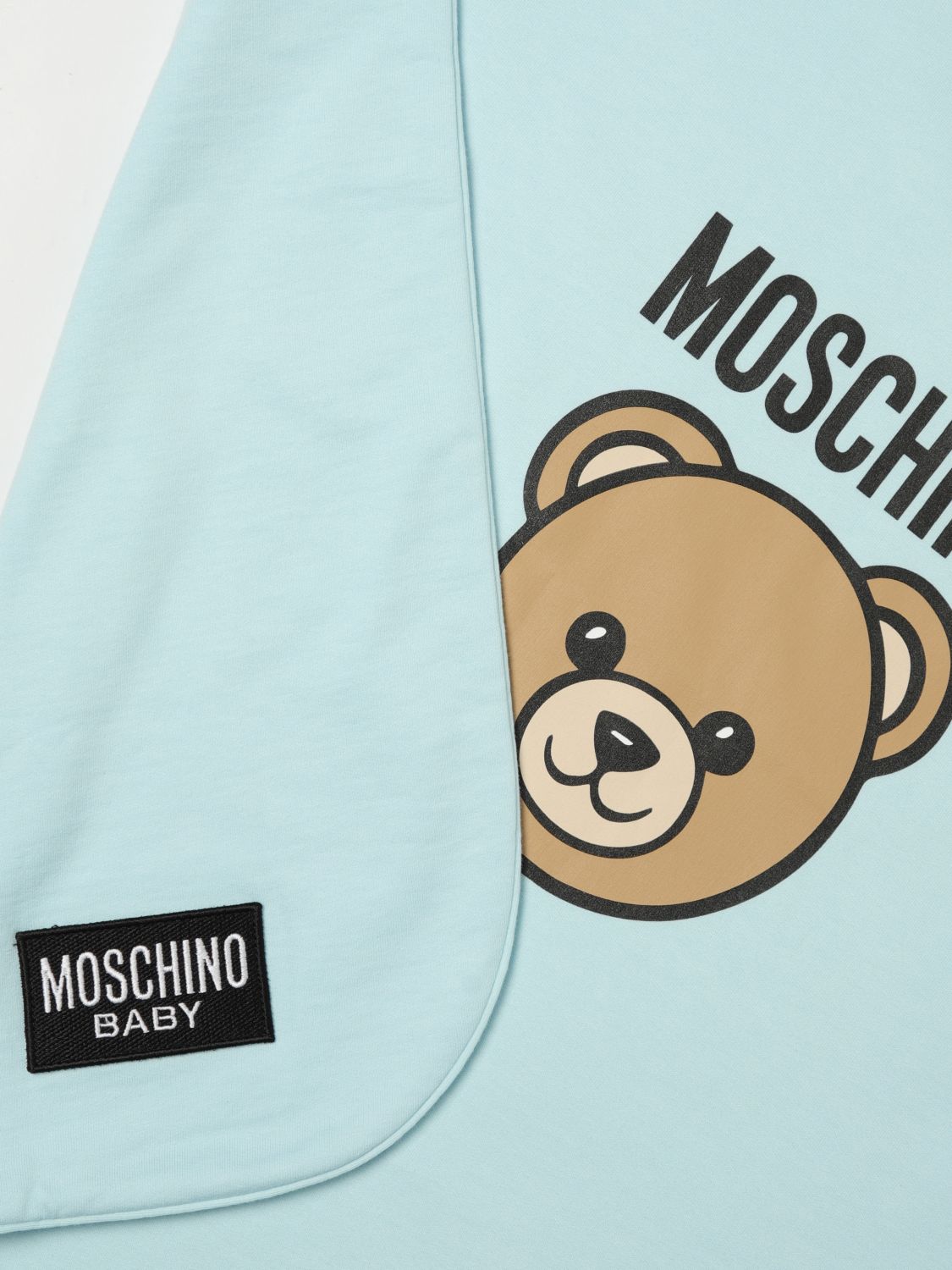 Moschino Bedcovers And Blankets Lifestyle Gnawed Blue