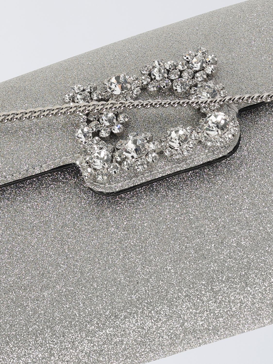 Roger Vivier Clutch Woman Silver