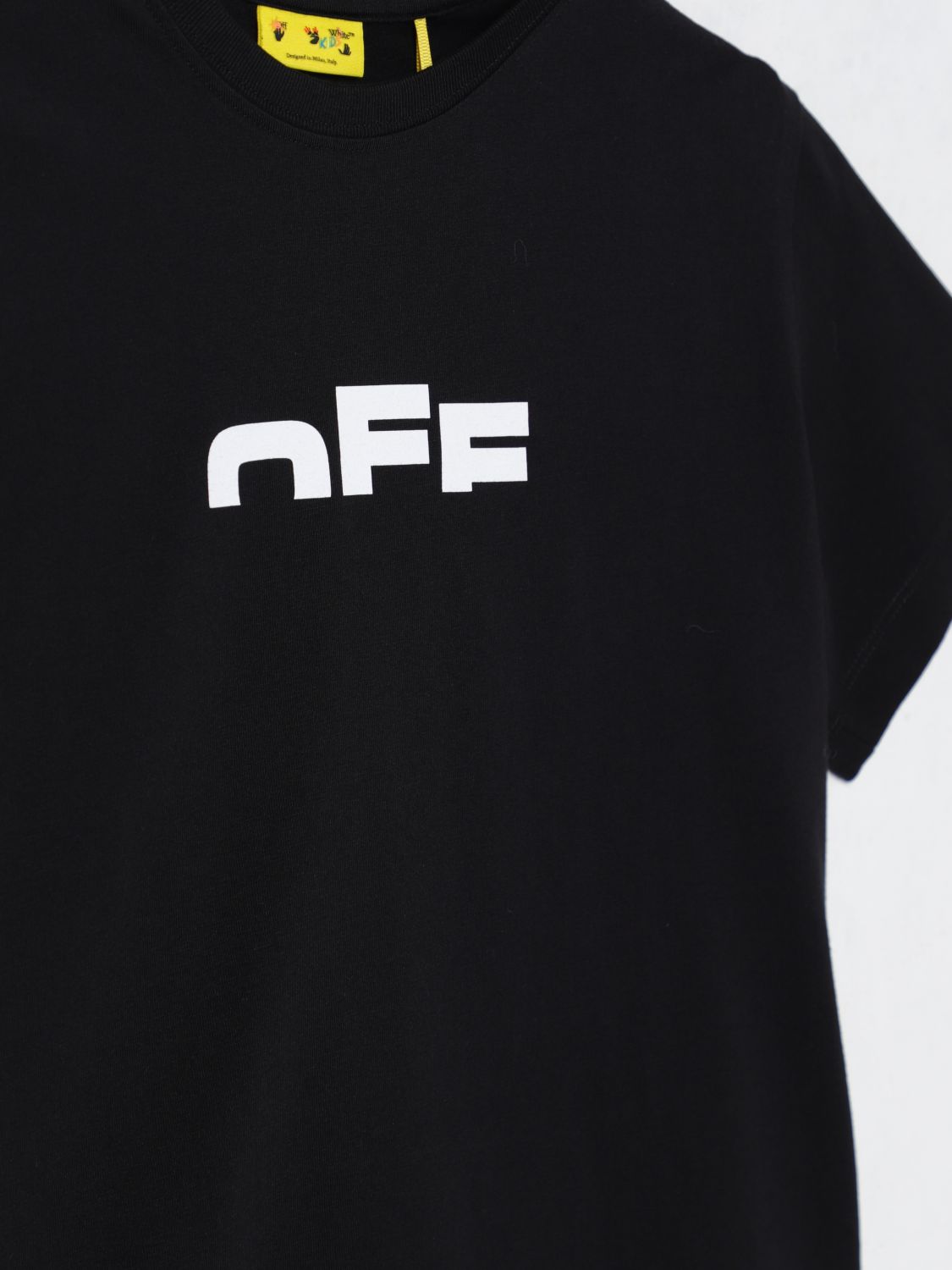 Off White Kids T Shirt Kids Black