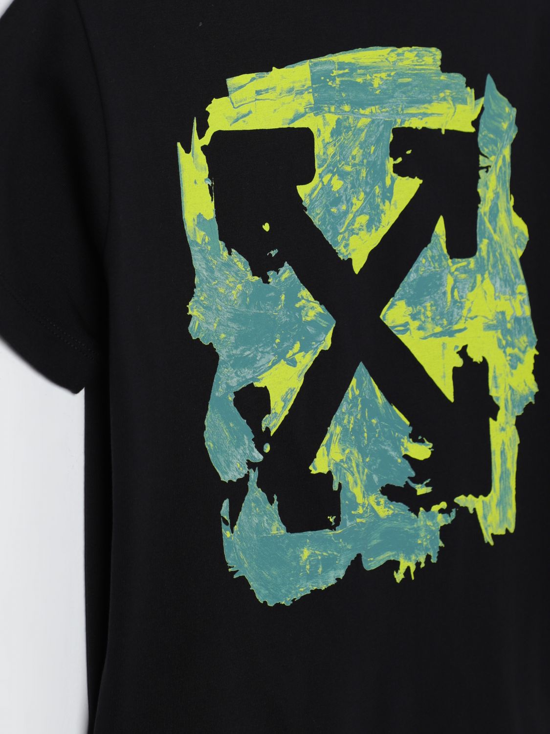 Off White Kids T Shirt Kids Black