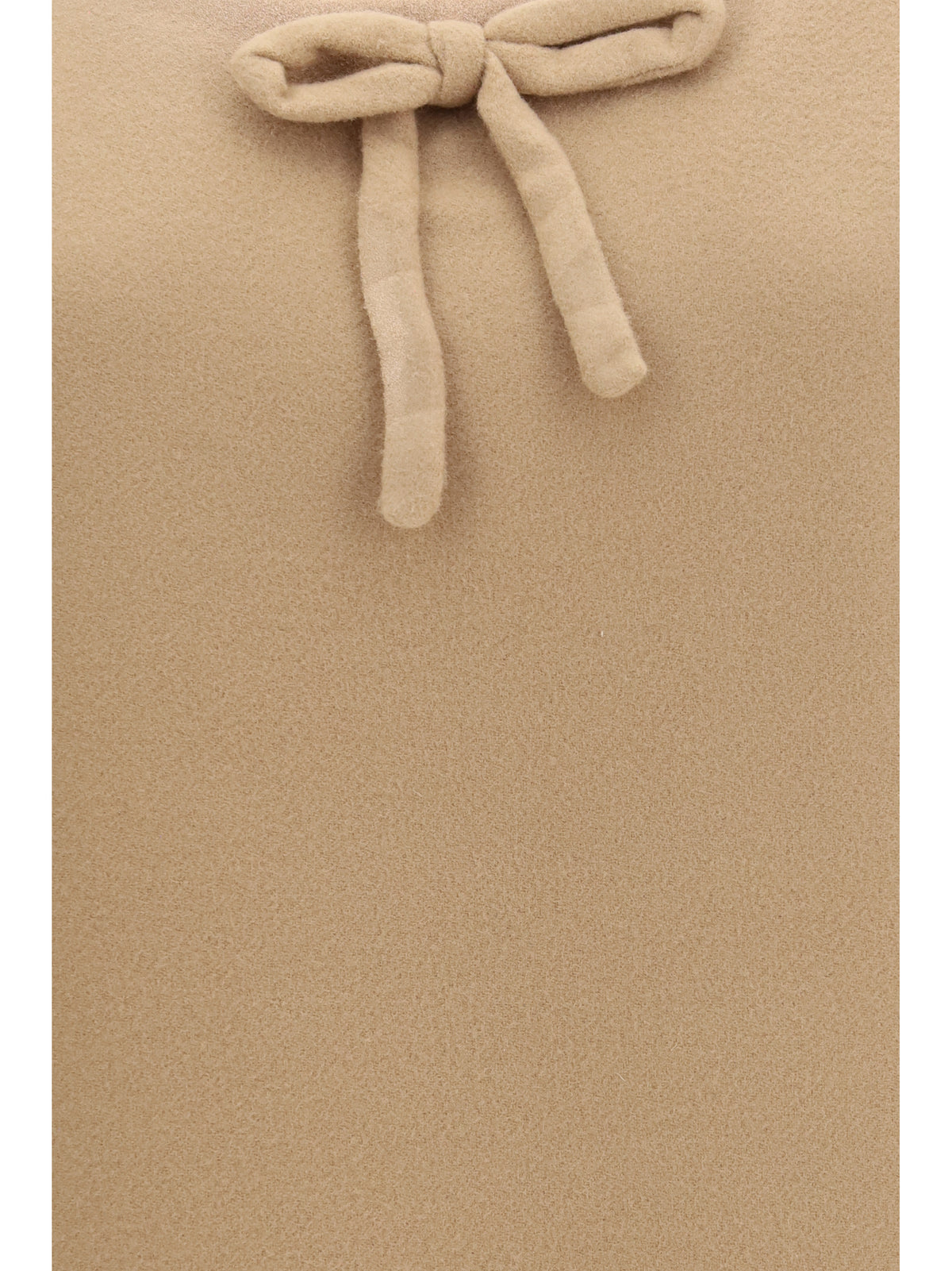 Miu Miu Waxed double wool Dress - Hazelnut