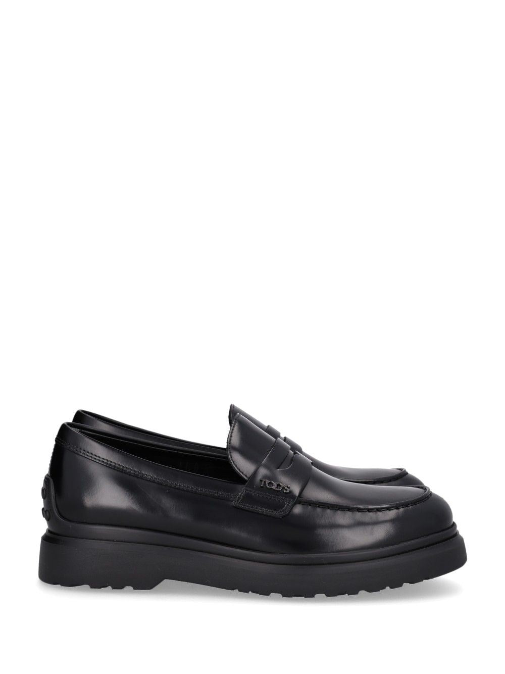 Tod's Leather Moccasin - Black