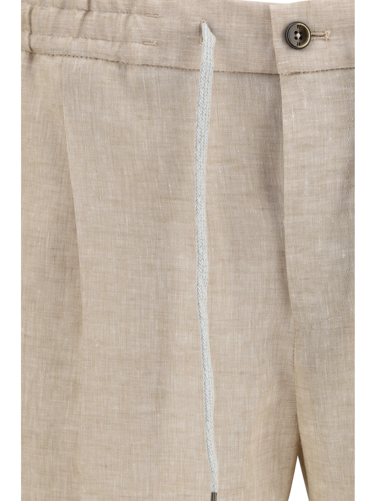 PT Torino Linen Pants - Beige Caldo