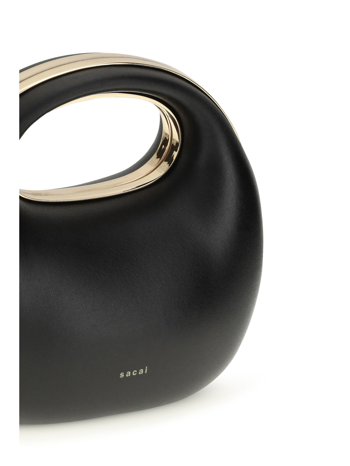 Sacai Rigid Handbag - Black