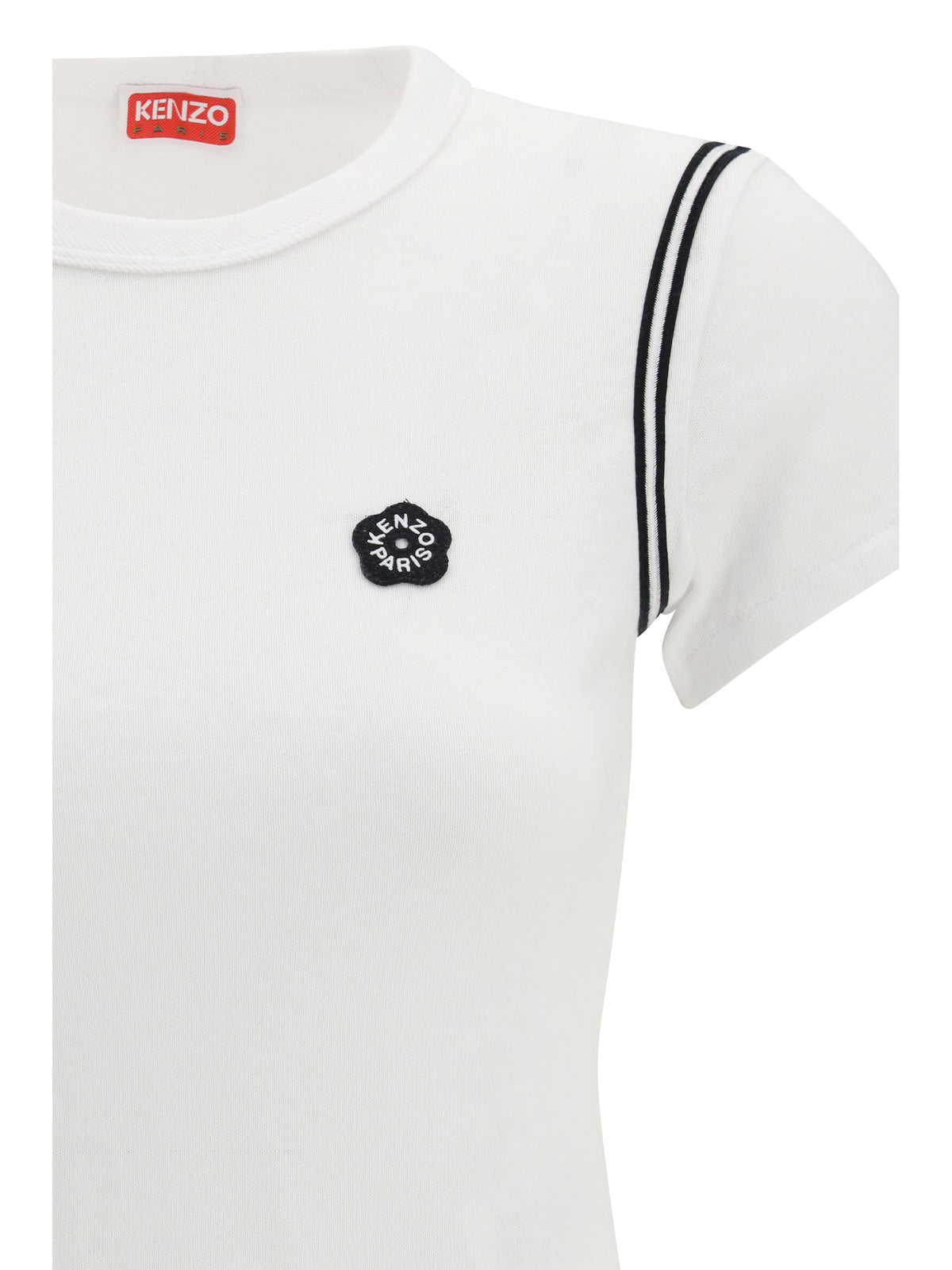 Kenzo Cotton Boke Flower 2.0 embroidered T-shirt - White